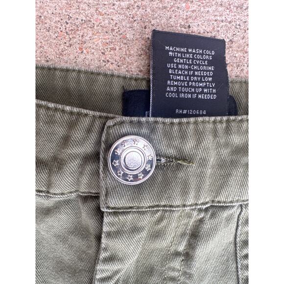 Social Collision Skirt Green XS Convertible Maxi Midi Mini Zip Off 100% Cotton - Picture 3 of 8